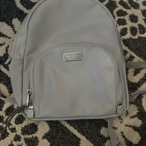 Kate Spade Light Gray Backpack